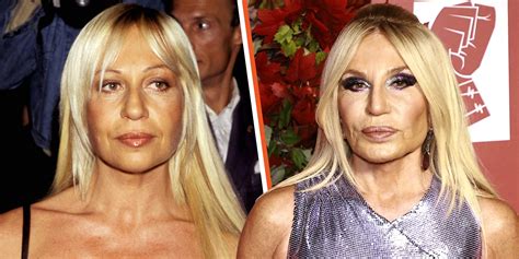 donatella versace 2000|donatella versace then and now.